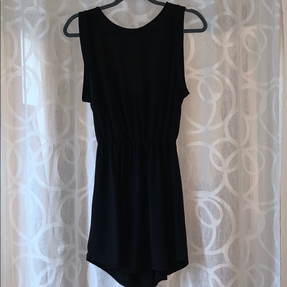 Black H&M scoop back dress